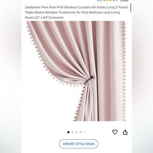 Pink Blackout Curtains